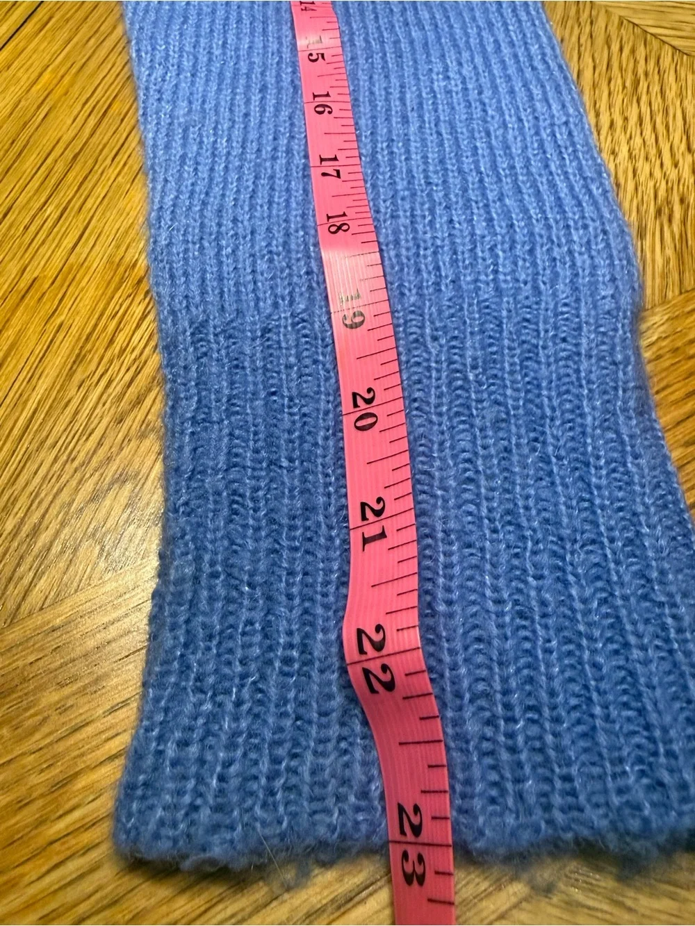 J Crew V-Neck Light Blue Fuzzy Knit Sweater